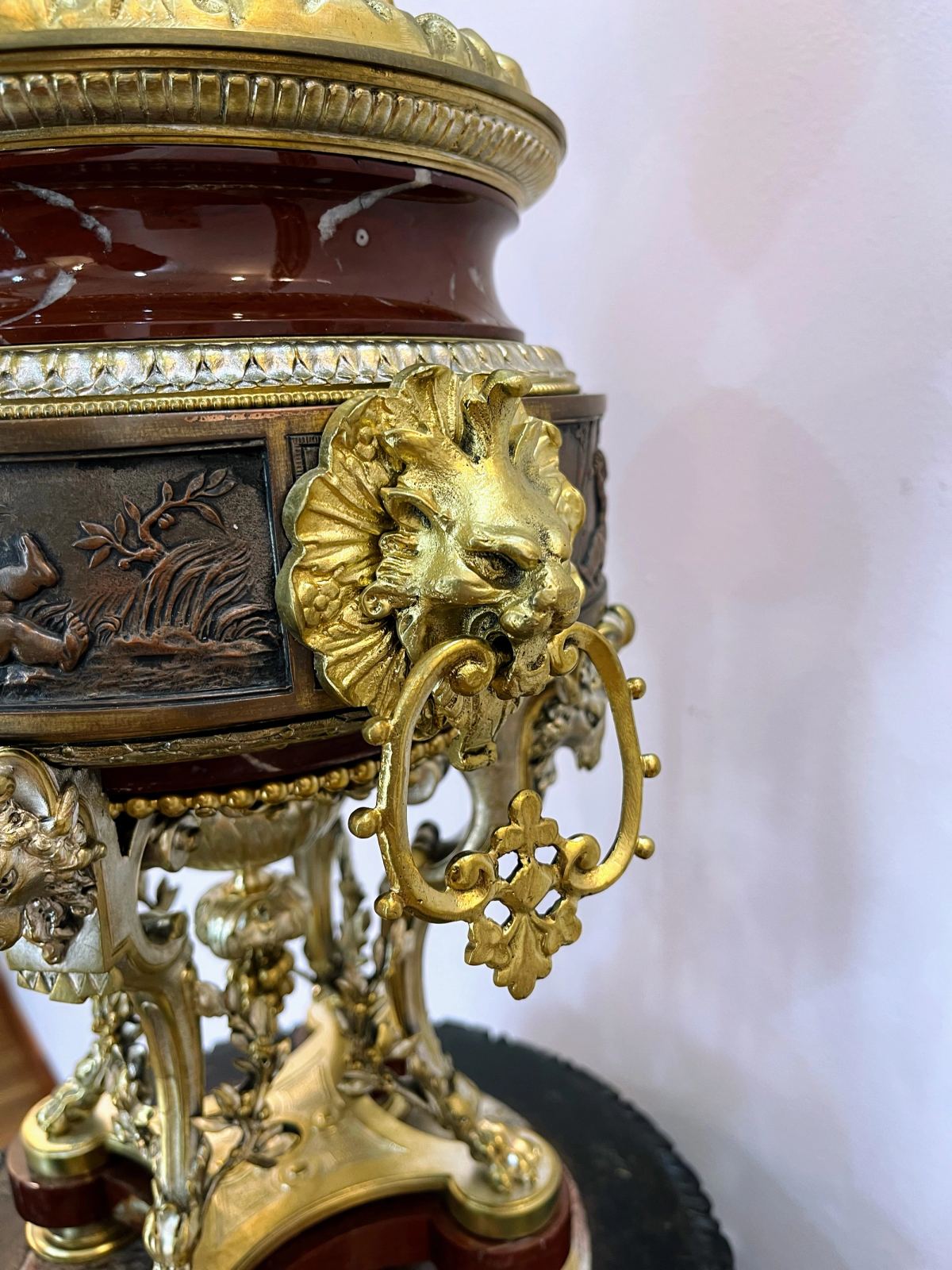 Đèn dầu Pháp, cao 69cm – ảnh 5