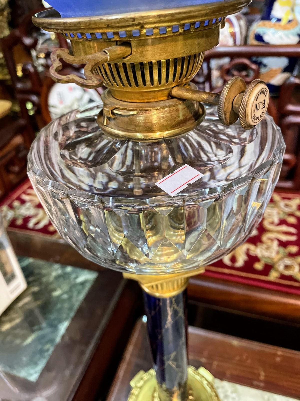 Đèn dầu Pháp, cao 84cm – ảnh 4