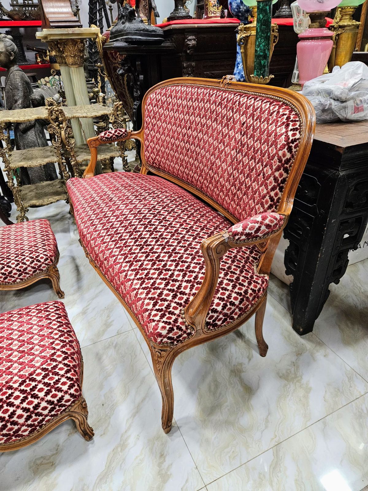 Bộ sofa nỉ nhung – ảnh 2