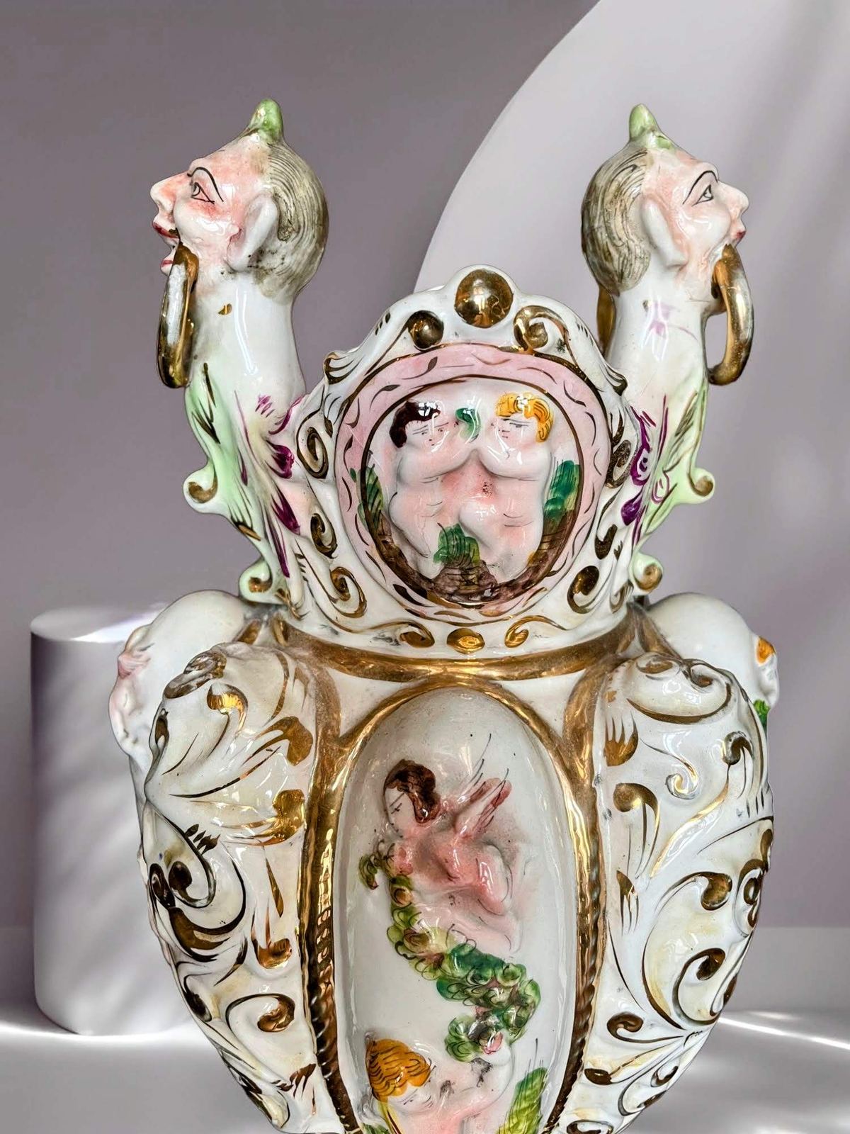 Bình sứ Italy, cao 48cm – ảnh 3