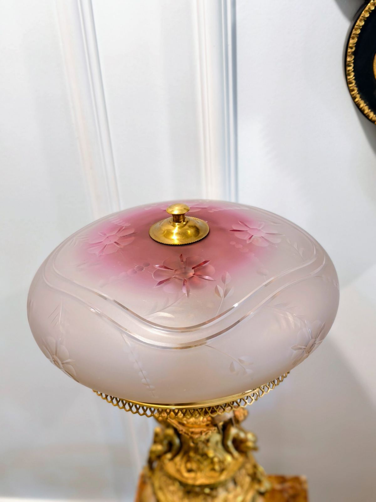 Đèn dầu Pháp, cao 61cm – ảnh 2