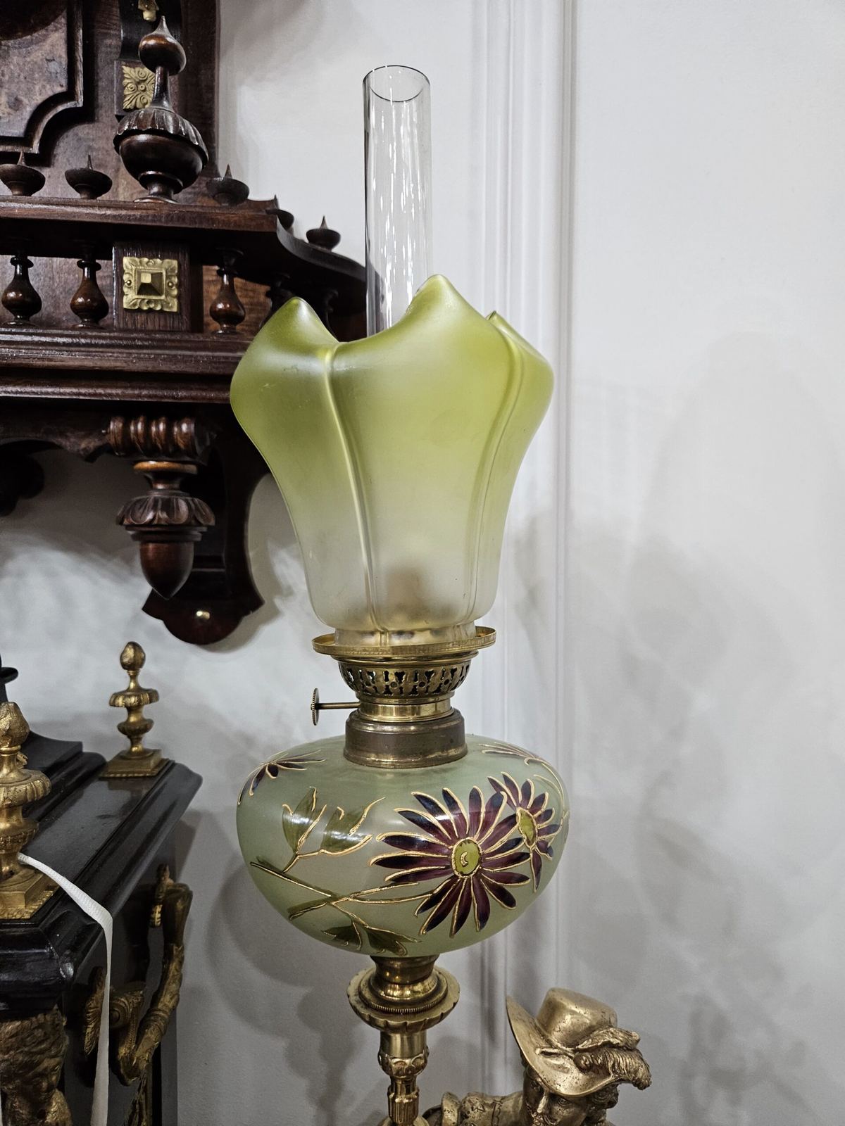 Đèn dầu tượng, cao 90cm – ảnh 2