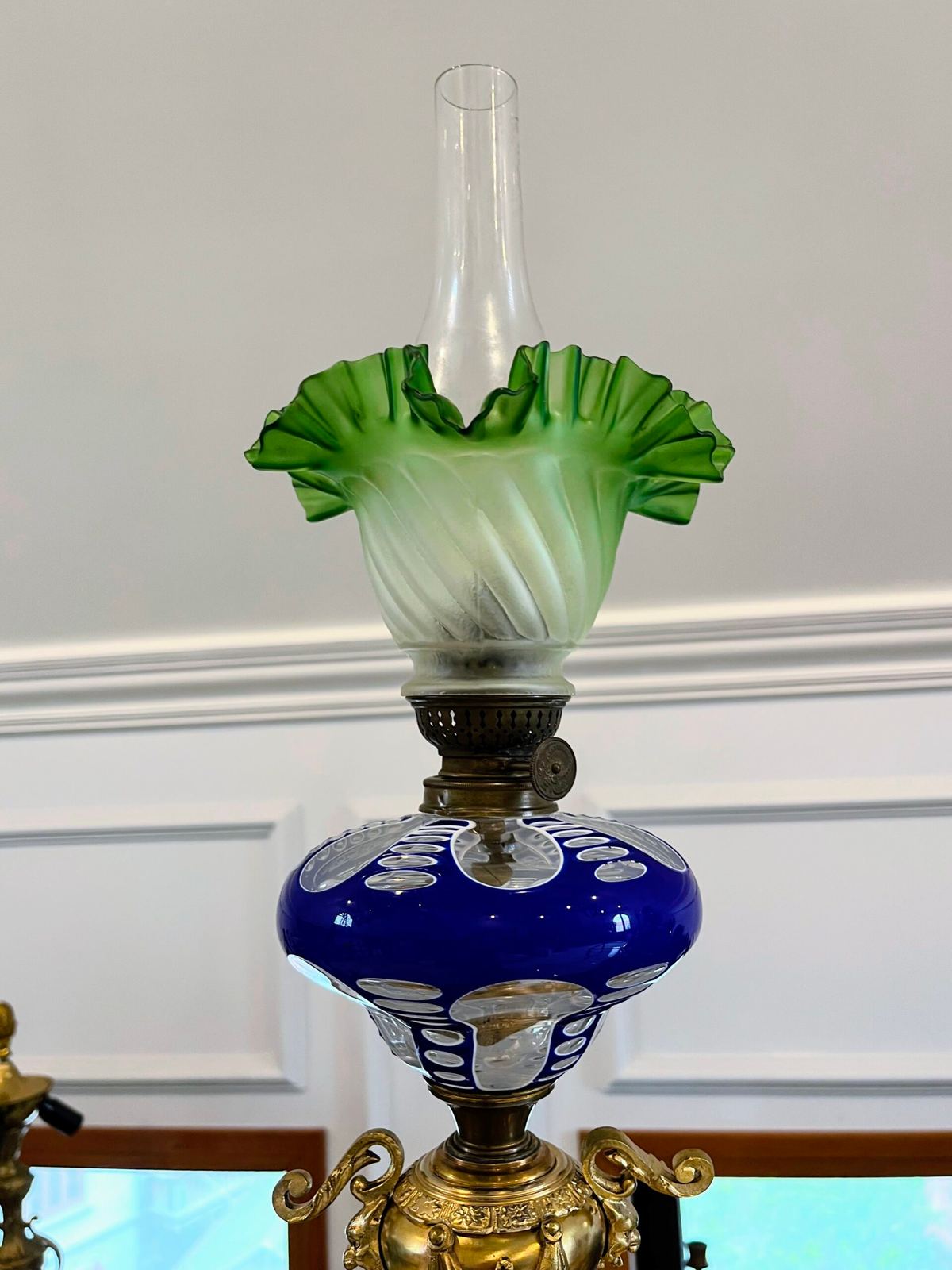 Đèn dầu Pháp, cao 74cm – ảnh 2