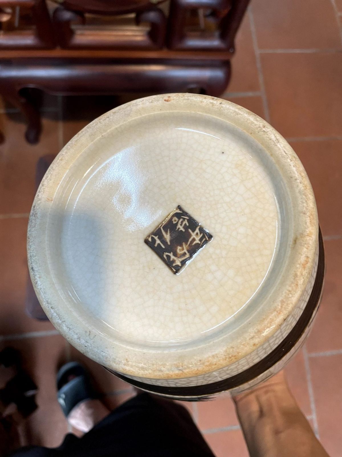 Bình sứ tàu, cao 35cm – ảnh 5