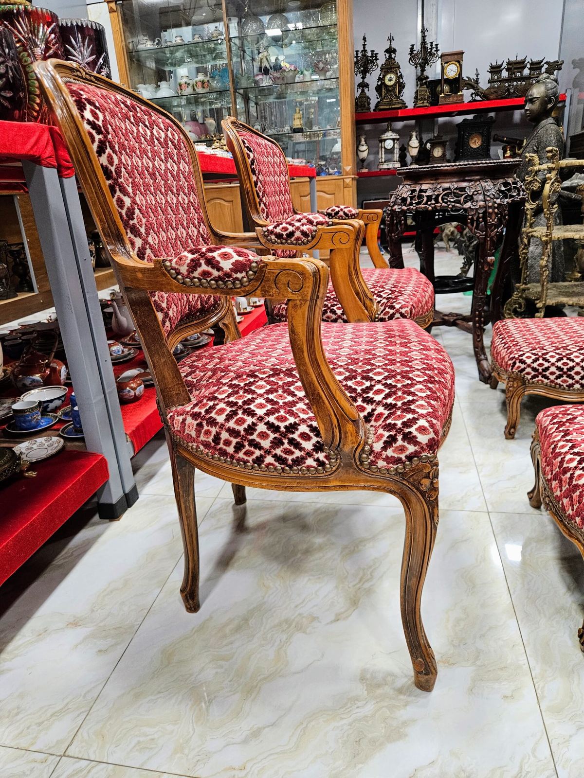 Bộ sofa nỉ nhung – ảnh 4