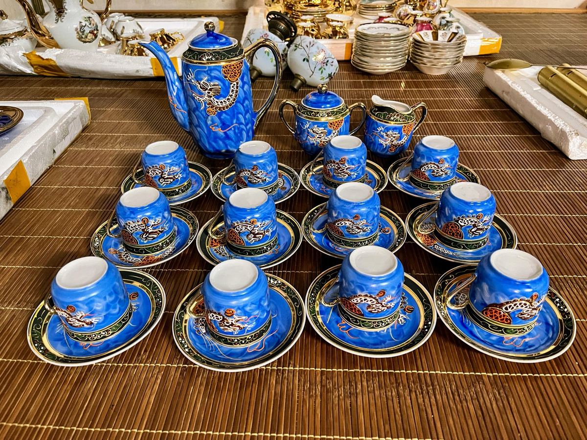 Bộ ấm trà nhật Satsuma – ảnh 1