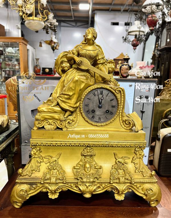Đồng hồ tượng Pháp, cao 46cm – ảnh 1