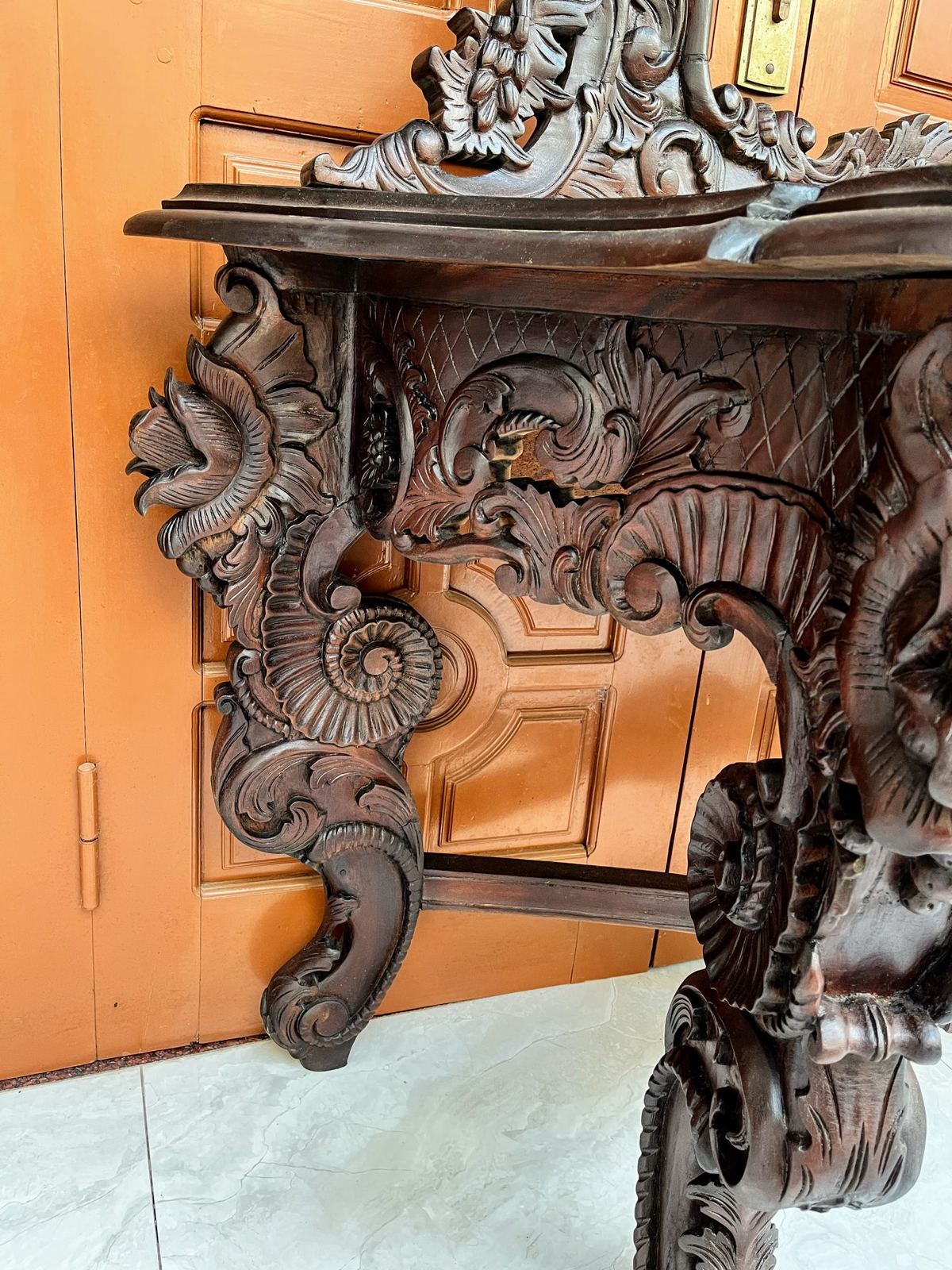 Bộ bàn gương gỗ Pháp – ảnh 5