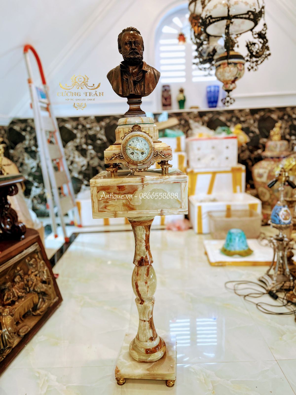 Bộ đồng hồ tượng Pháp – ảnh 1