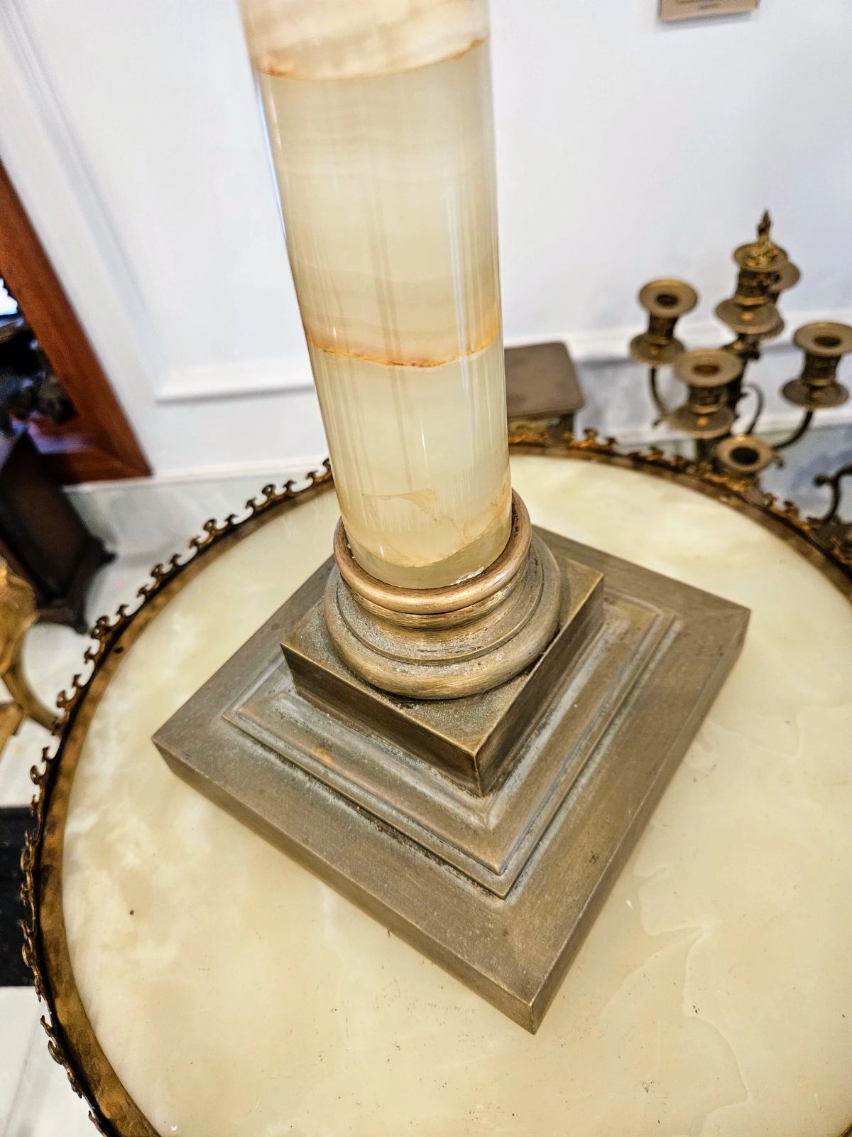 Đèn dầu Pháp, cao 109cm – ảnh 5