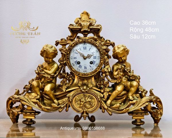 Đồng hồ tượng Pháp, cao 36cm – ảnh 1
