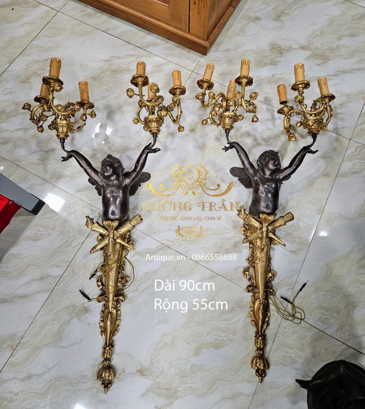 Cặp đèn tường, dài 90cm – ảnh 1