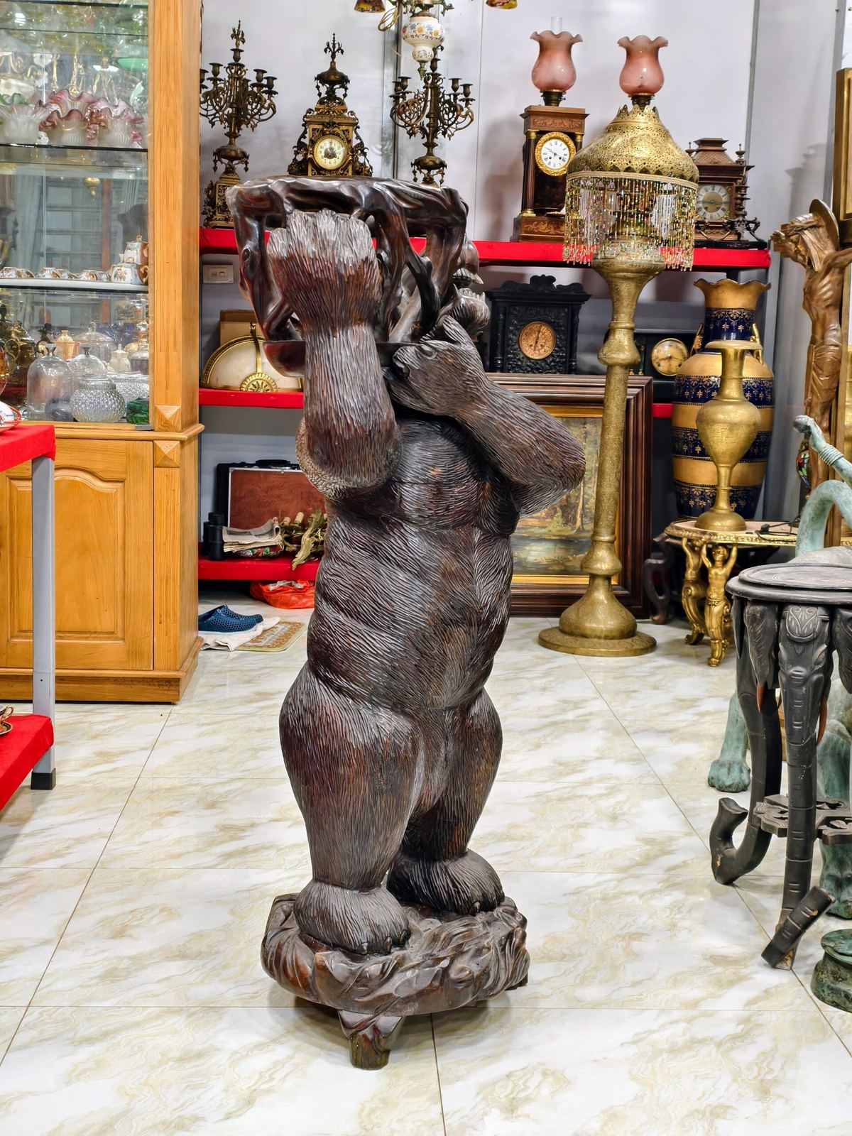 Tượng gấu gỗ – ảnh 2
