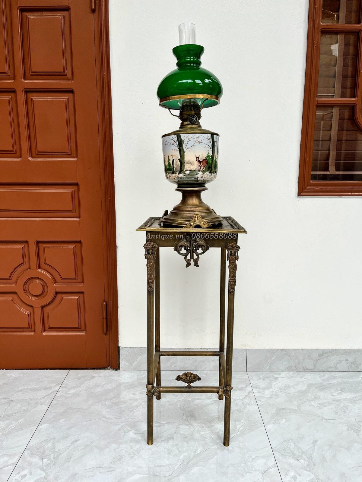 Bộ đèn dầu kèm đôn Pháp – ảnh 1