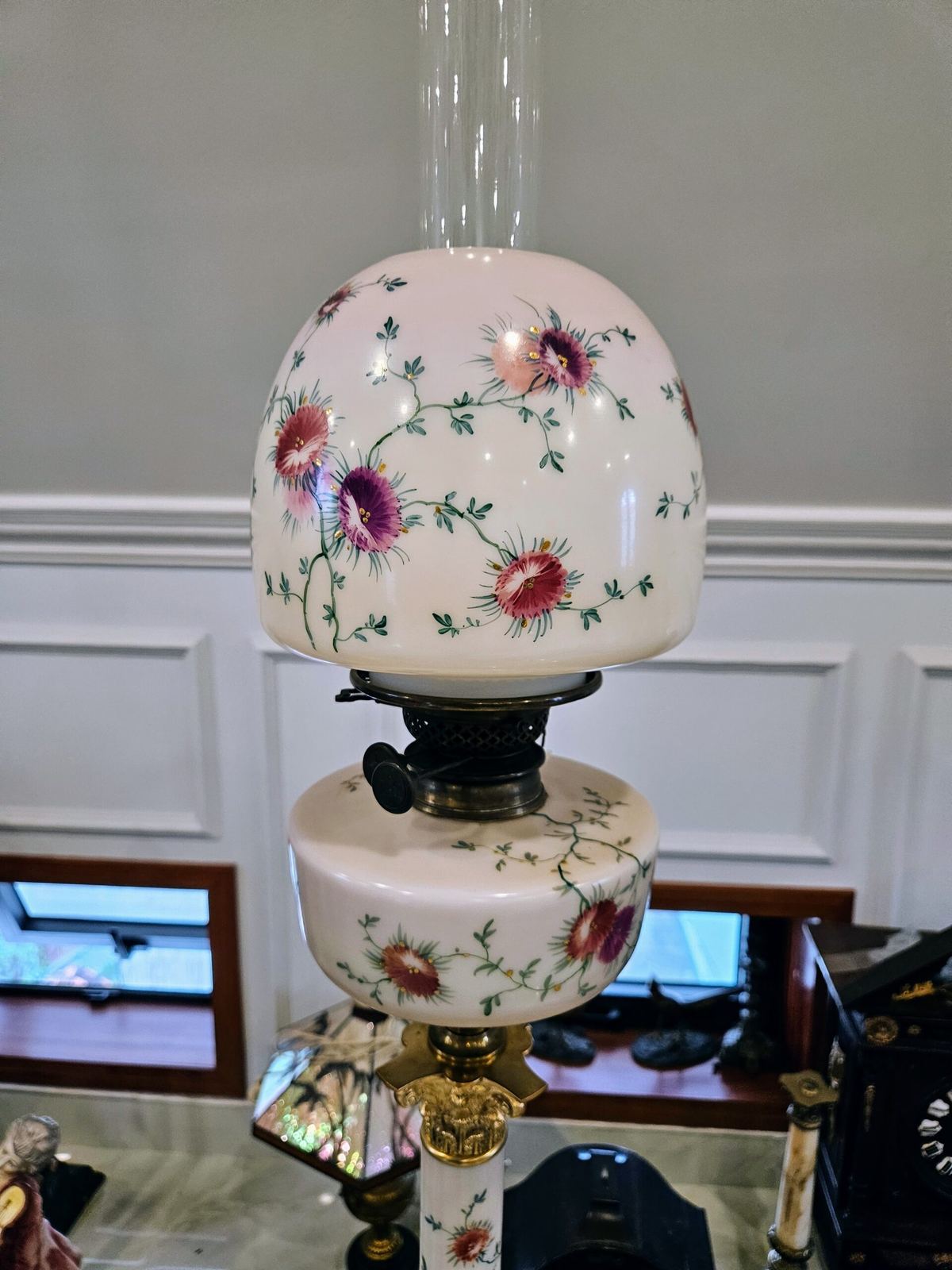 Đèn dầu pha lê, cao 97cm – ảnh 2