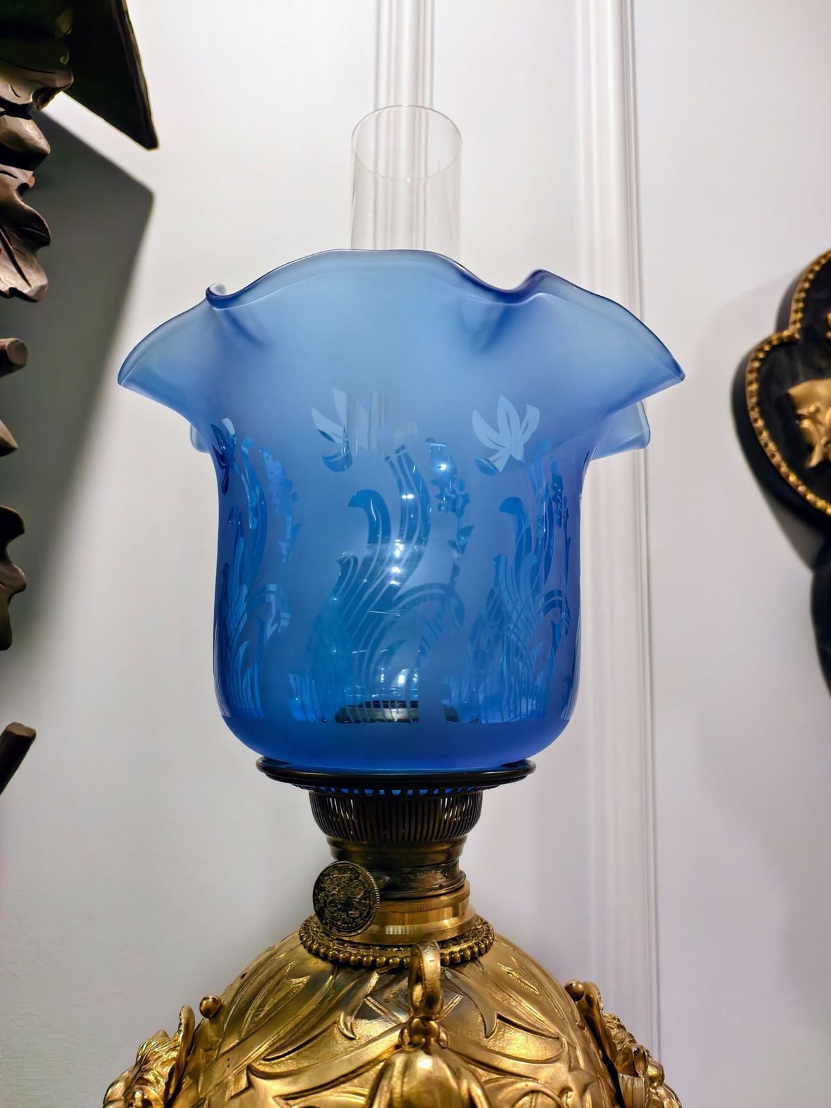 Đèn dầu Pháp, cao 93cm – ảnh 2