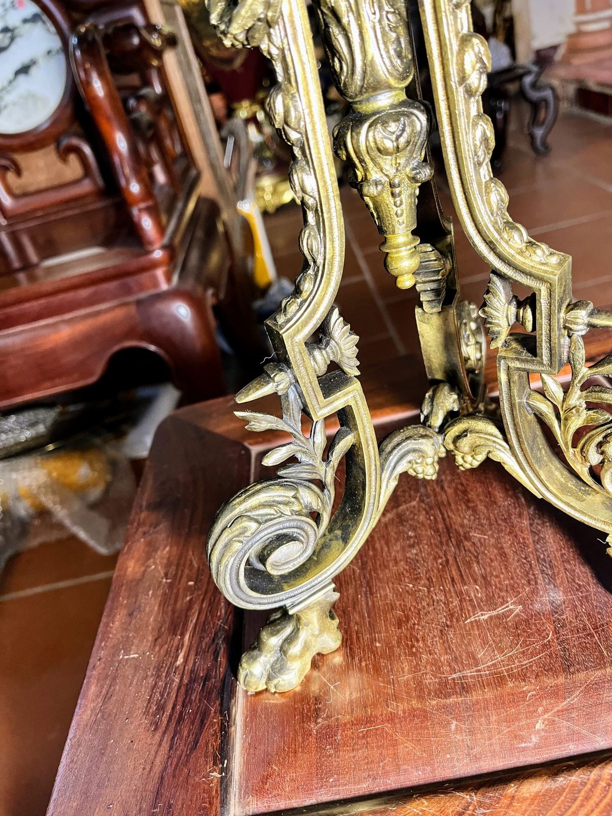 Đèn dầu Pháp, cao 79.5cm – ảnh 6