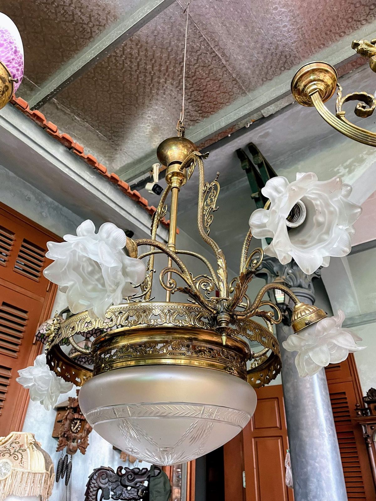 Đèn chùm chao hoa – ảnh 4