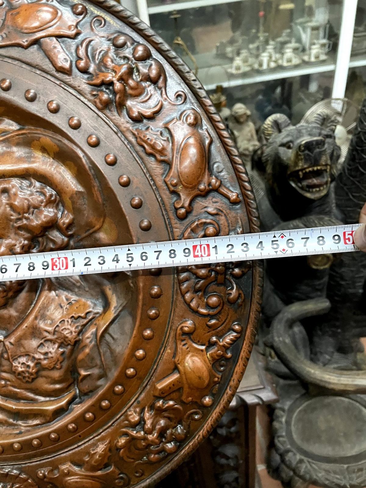 Tranh đồng đường kình 44cm – ảnh 3