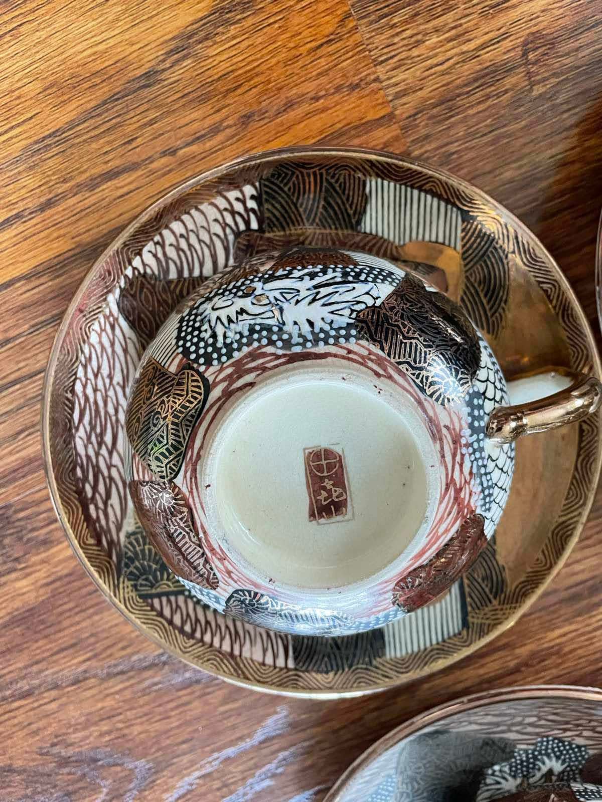 Bộ ấm trà Satsuma Nhật – ảnh 12
