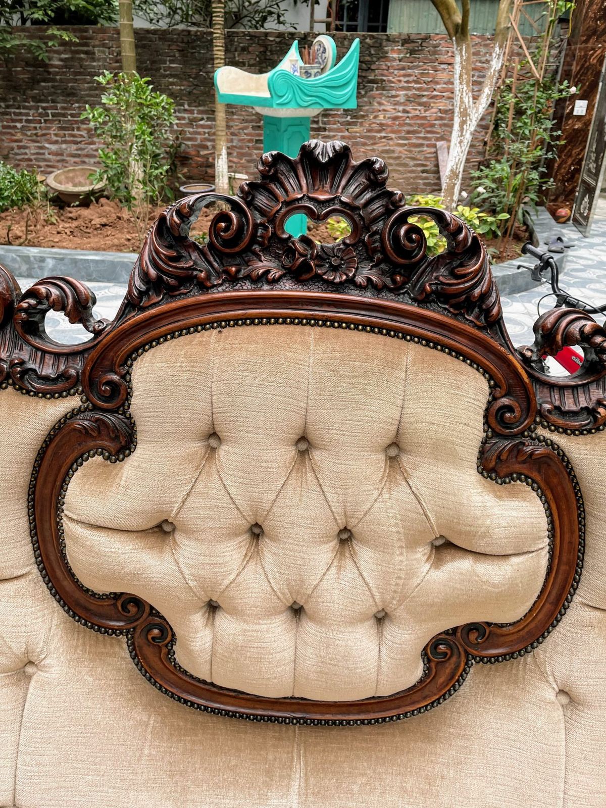 Bộ sofa nỉ Pháp, cao 120cm – ảnh 6