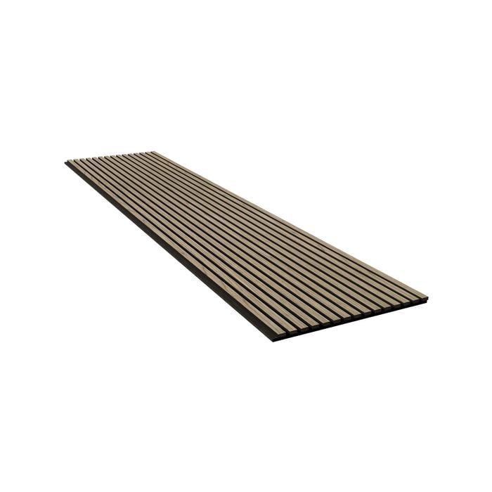 SpecRite walnut timber acoustic panel, Bunnings reference photograph