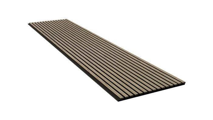 Walnut timber acoustic wall panel