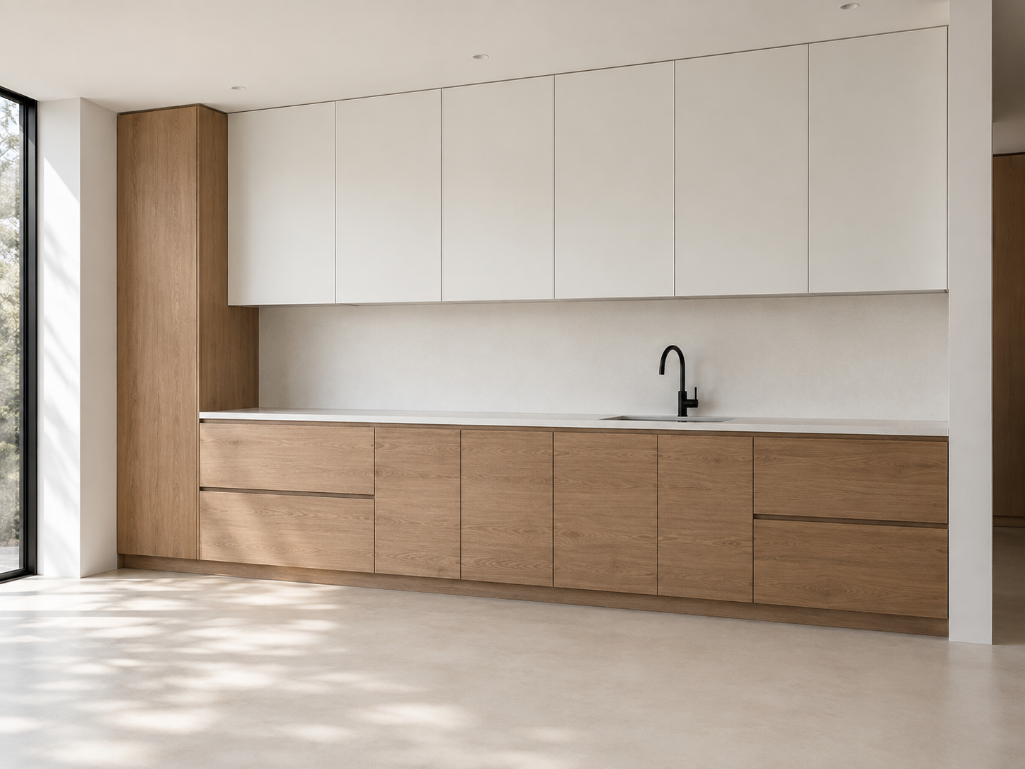 White flat-pack cabinet body, Bunnings Kaboodle reference photograph