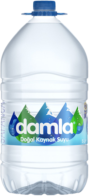 Damla Damla Doğal Kaynak Suyu (5 Litre)