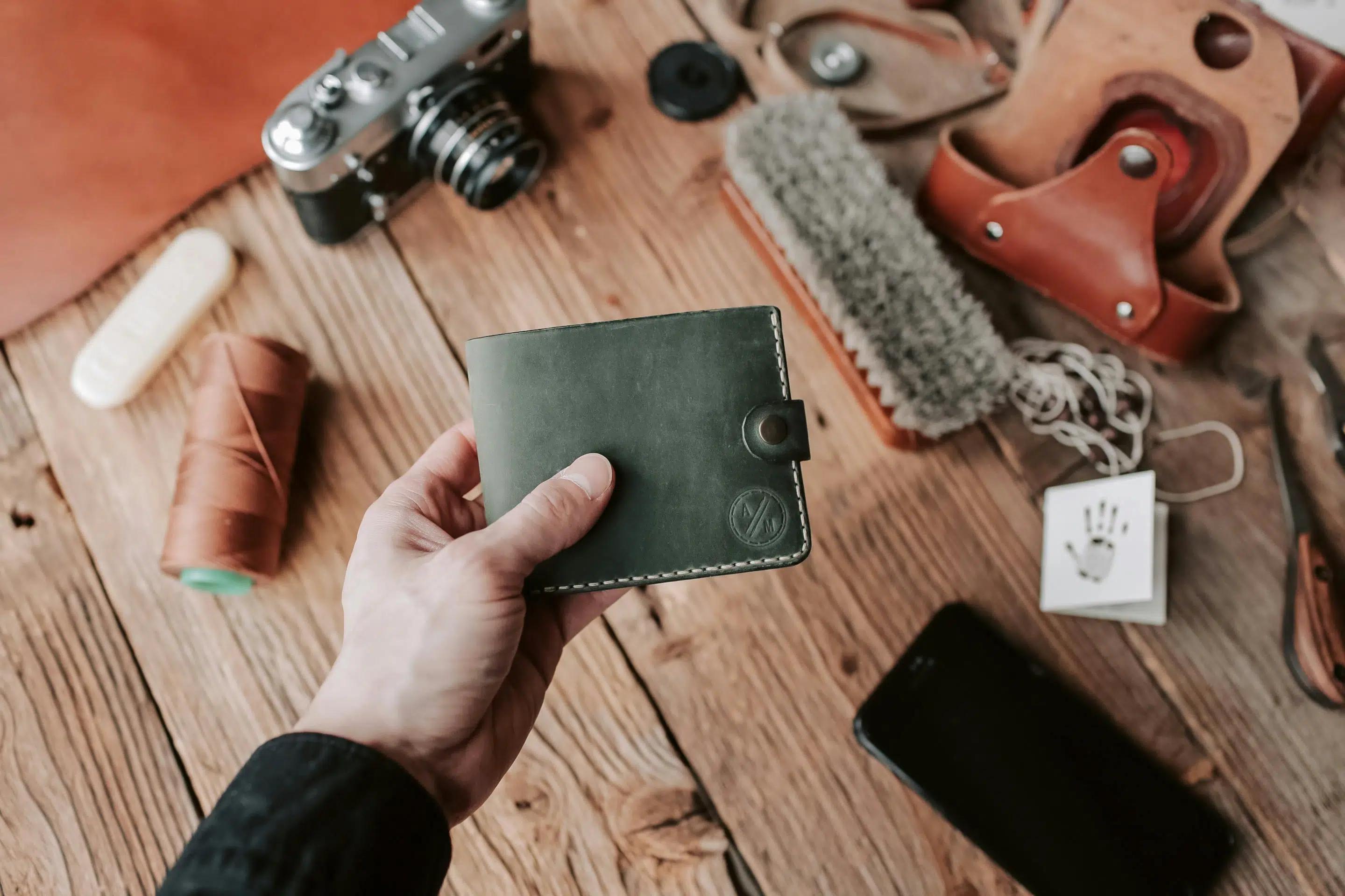 Personalized Leather Wallet for Men