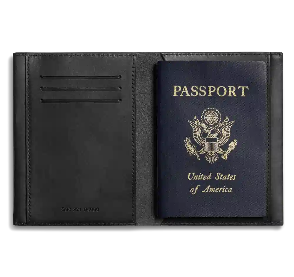 Shinola Leather Passport Case