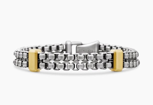 David Yurman Double Box Chain Bracelet 