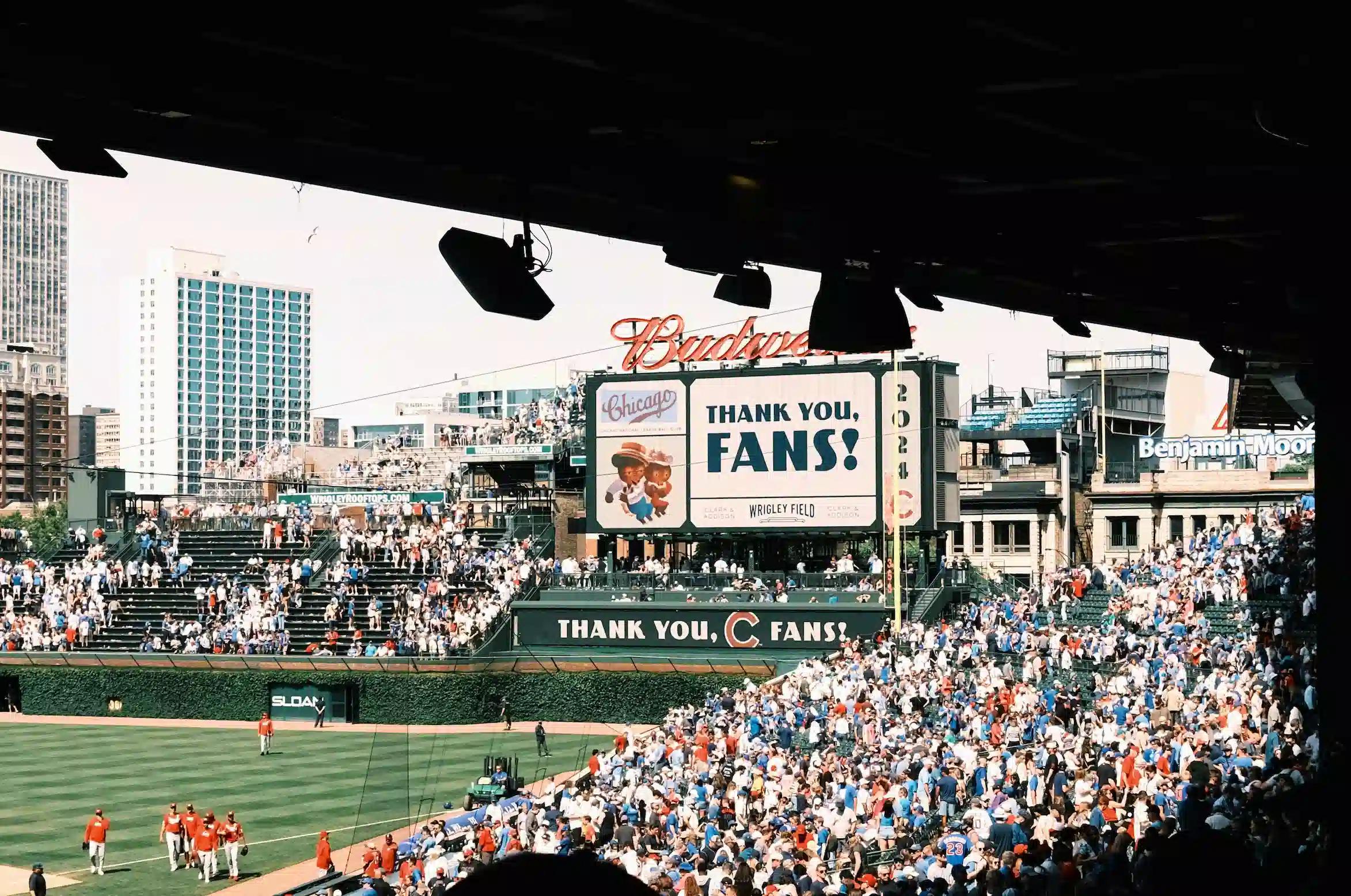 Live baseball event