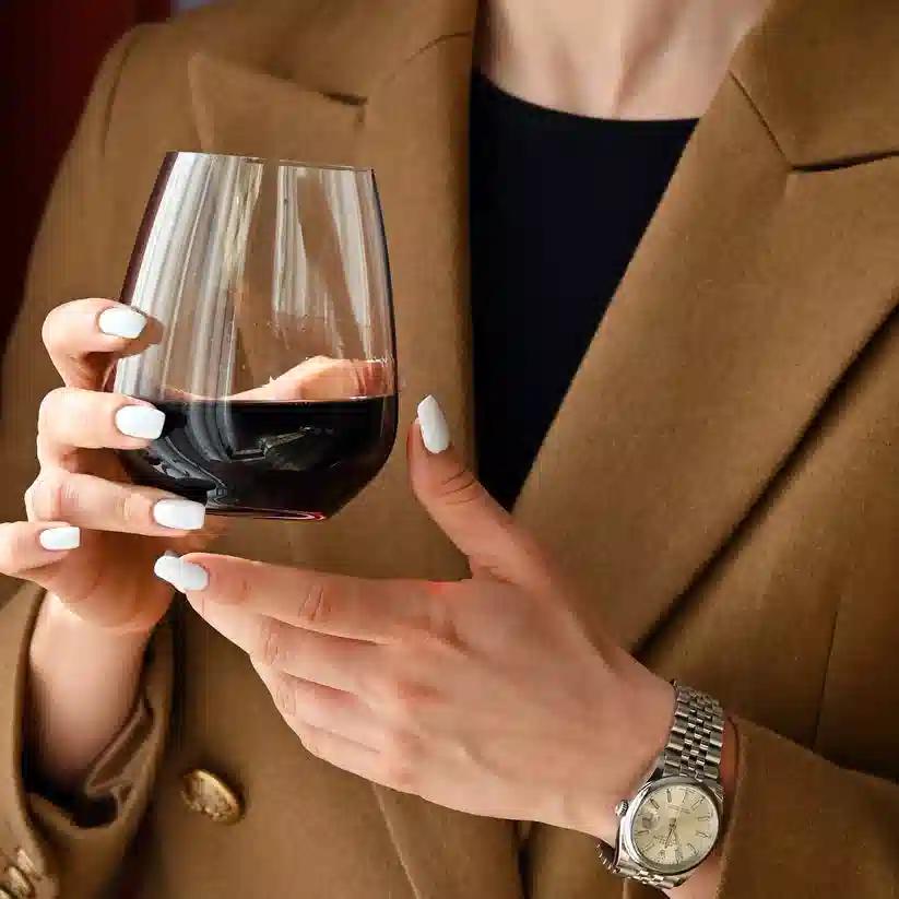 Luigi Bormioli Atelier Stemless Wine Glass