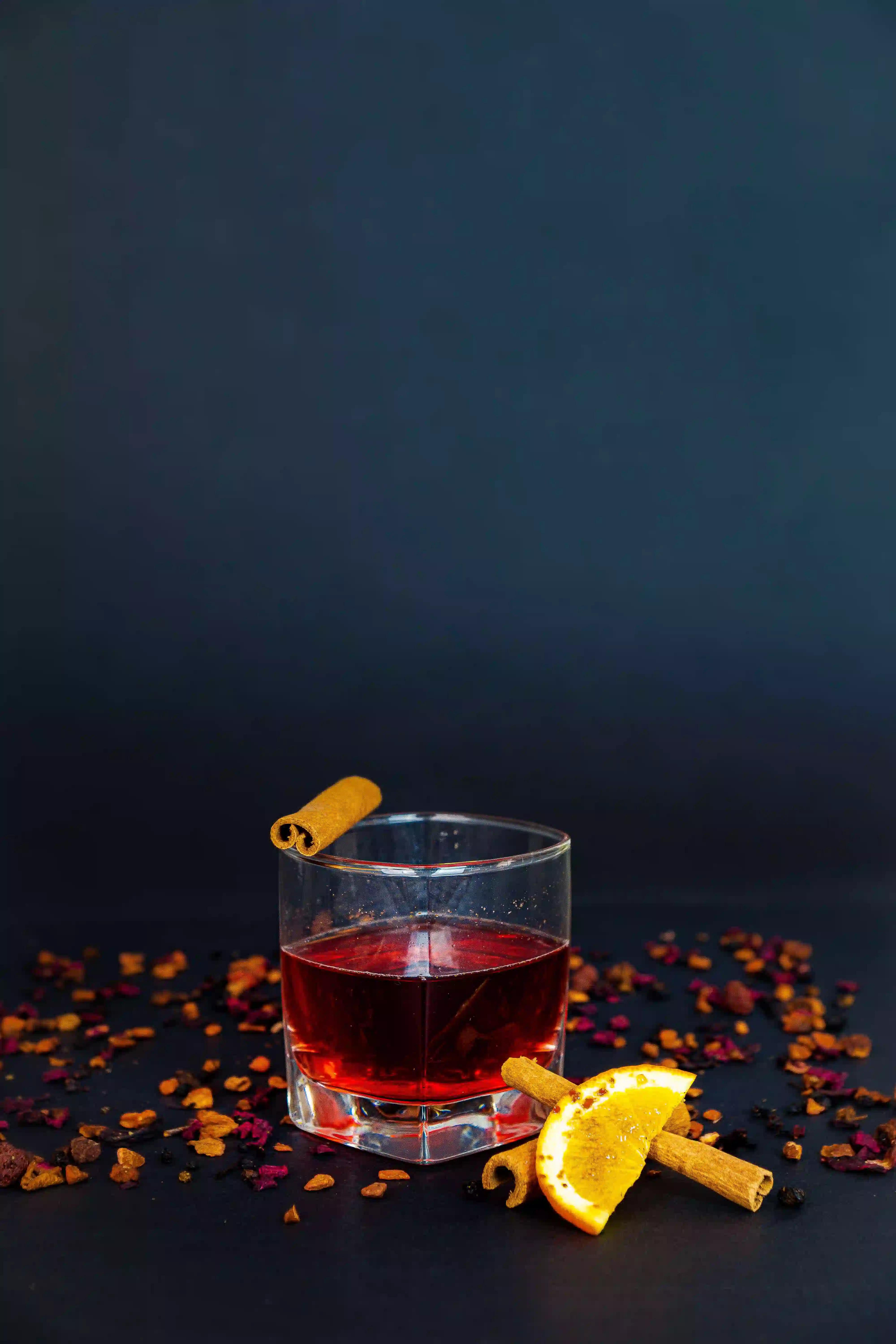 Whiskey with cinnamon