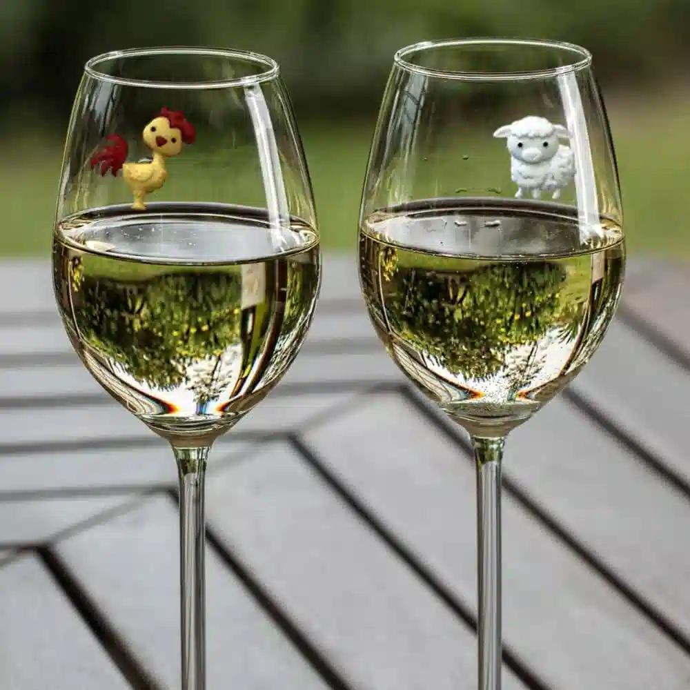 Simply Charmed Barnyard Farm Animal Wine Charms
