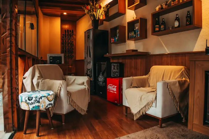 A man's space in his home