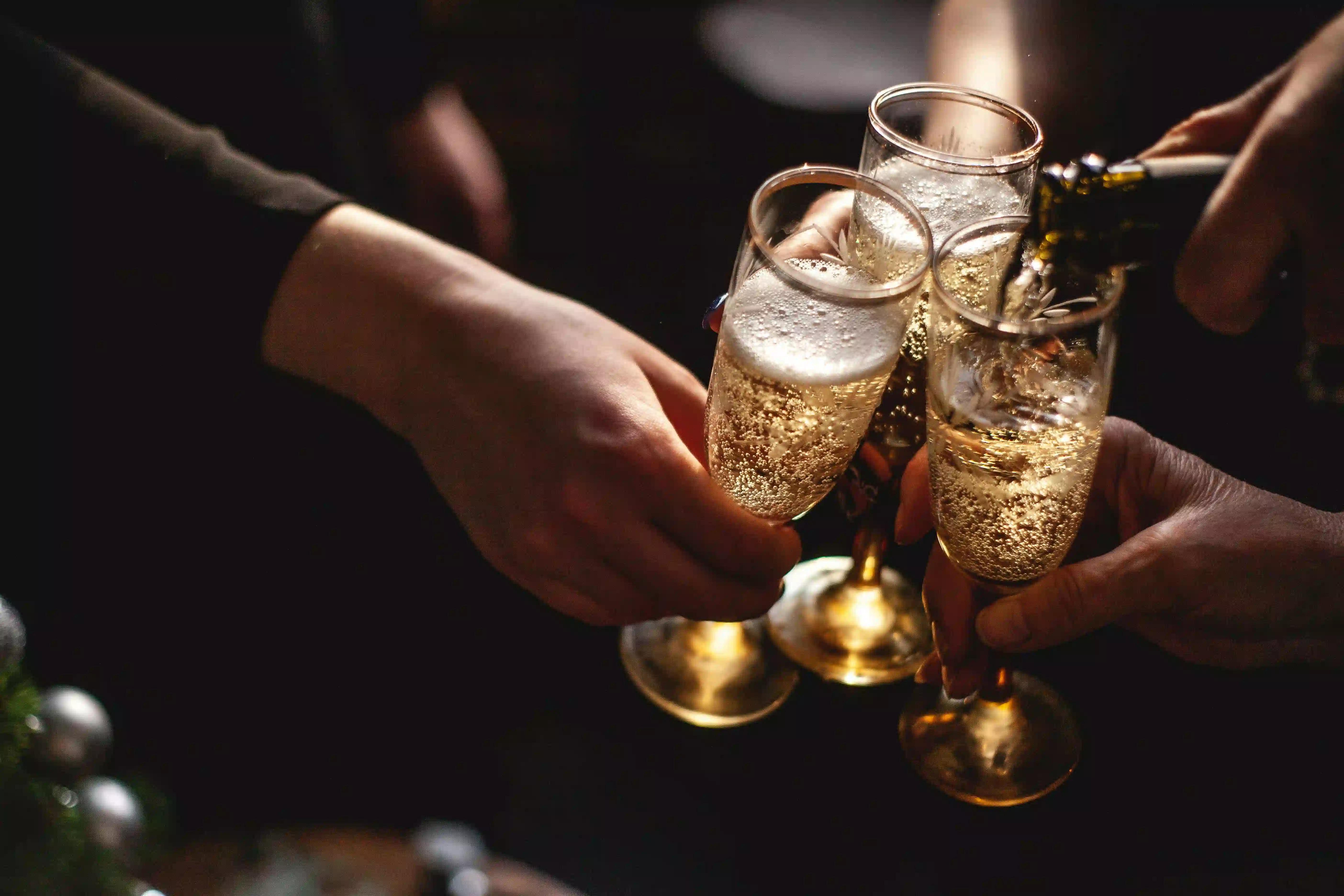 Champagne toast