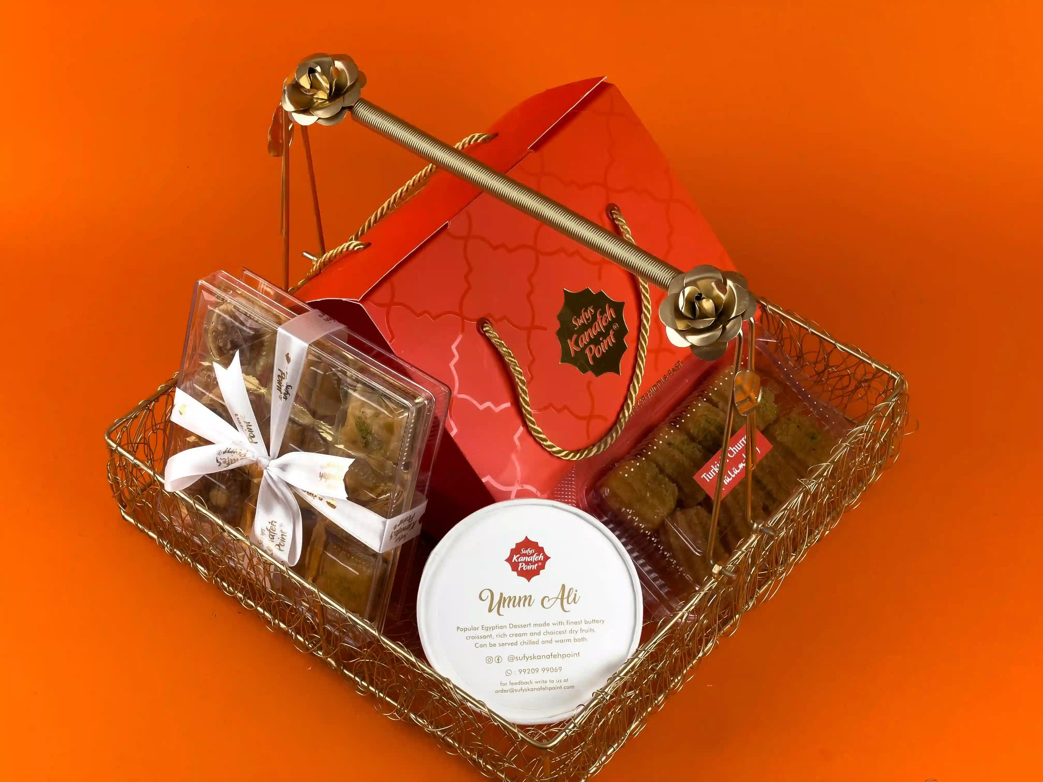 A food gift basket