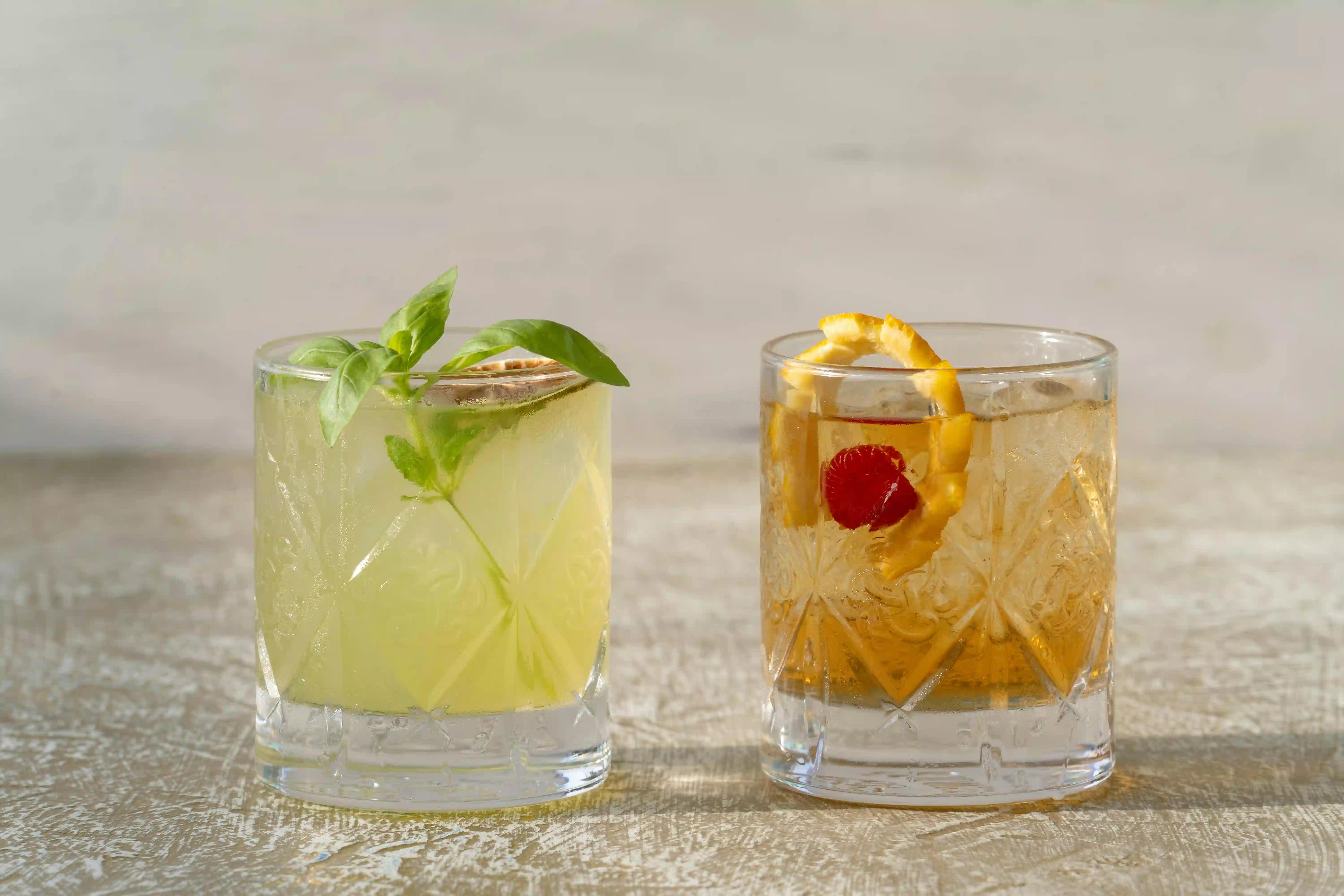 Rocks glass for cocktails