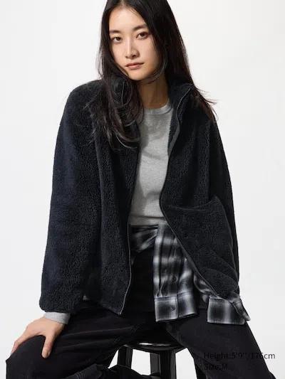 Uniqlo Fluffy Yarn Fleece Full-Zip Jacket