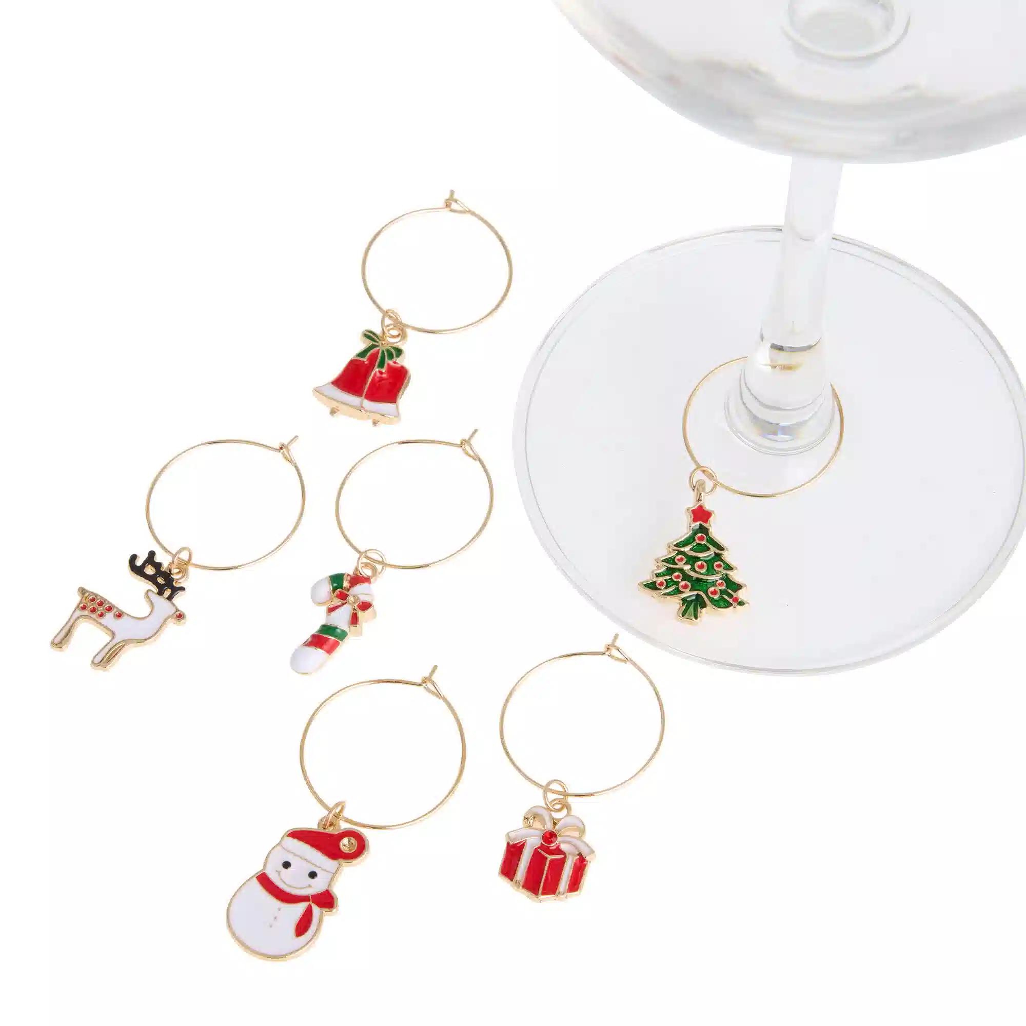 World Market Seasonal Holiday Wine Charm Sets