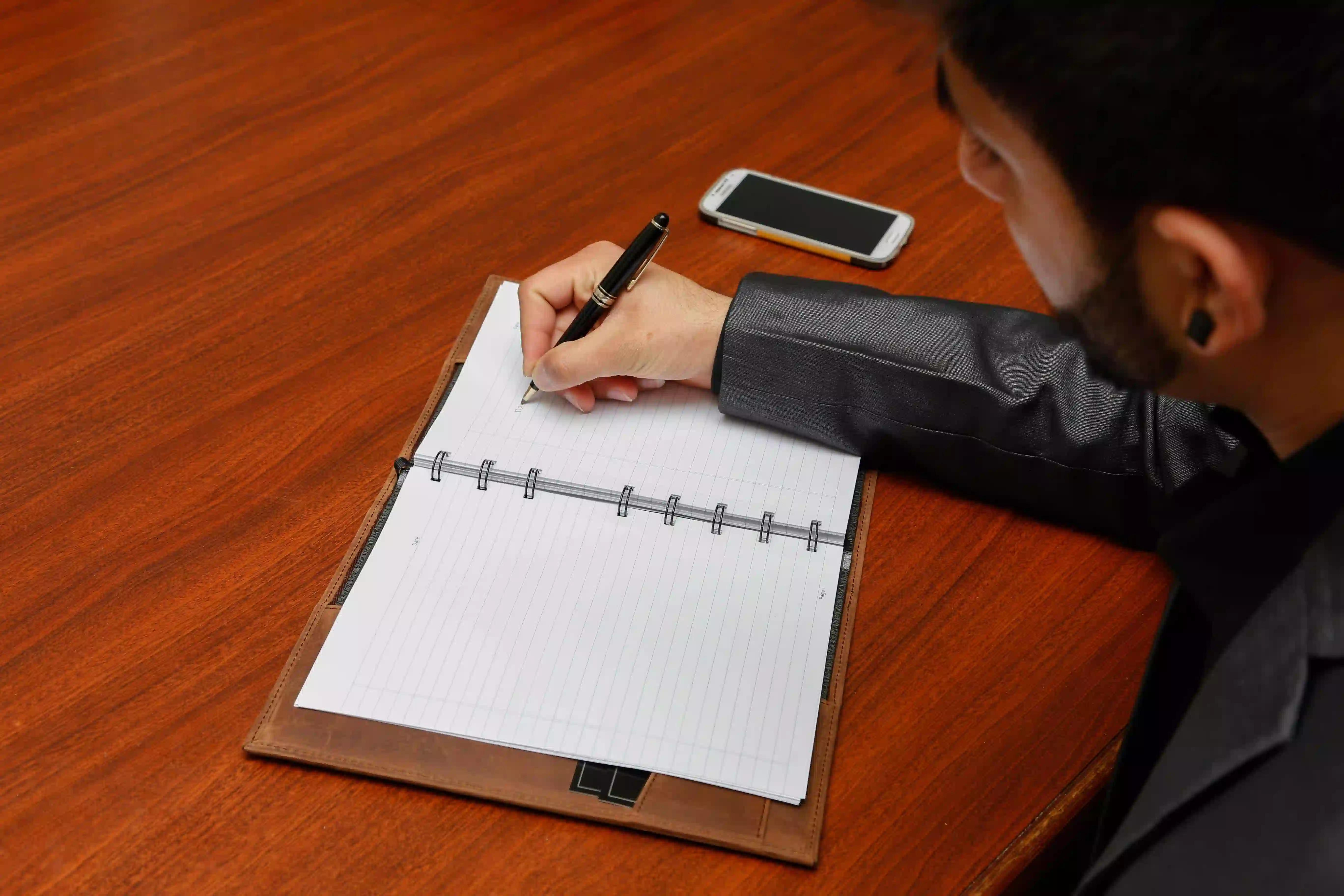 Leather portfolio for corporate gifting