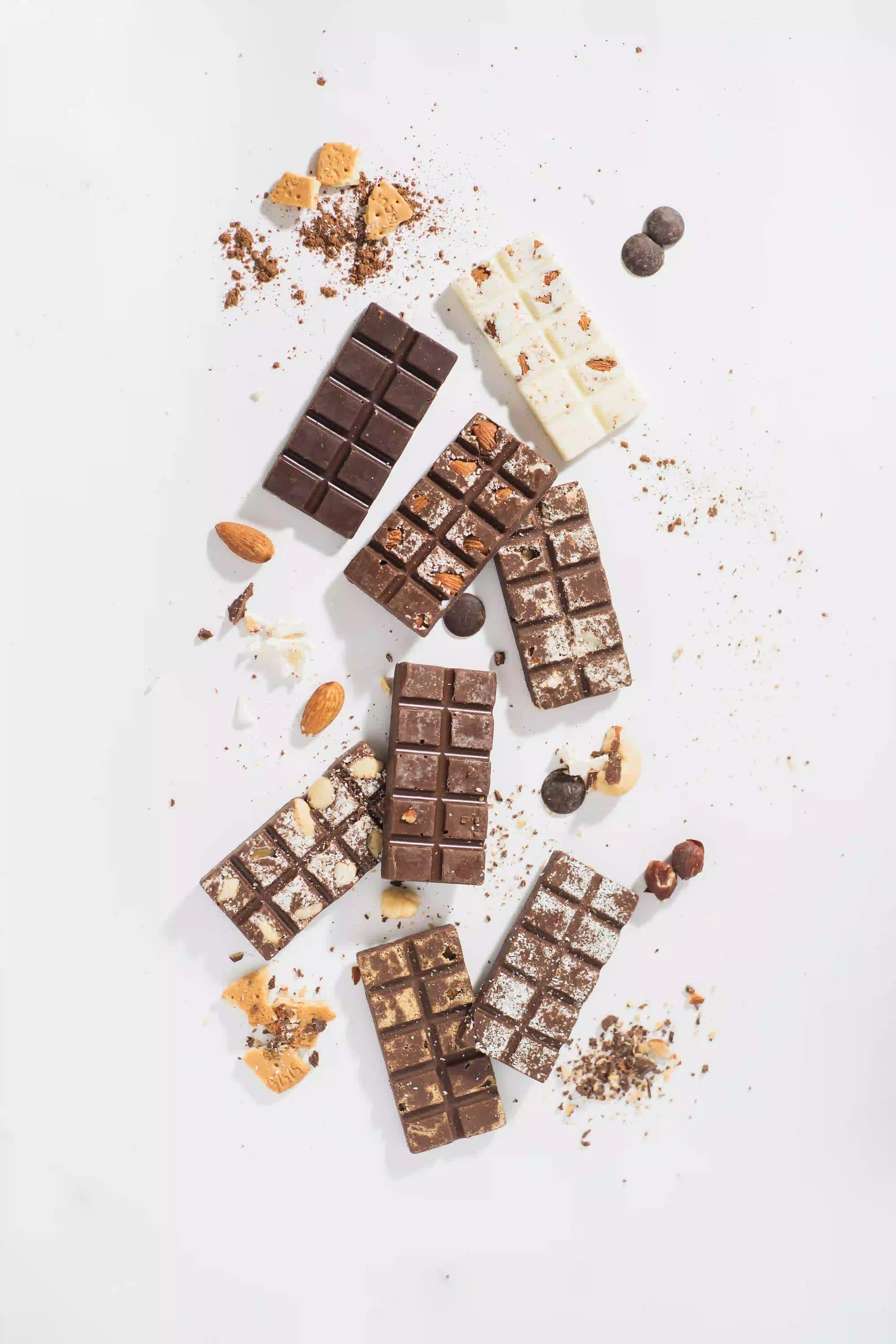 Bars of chocolate