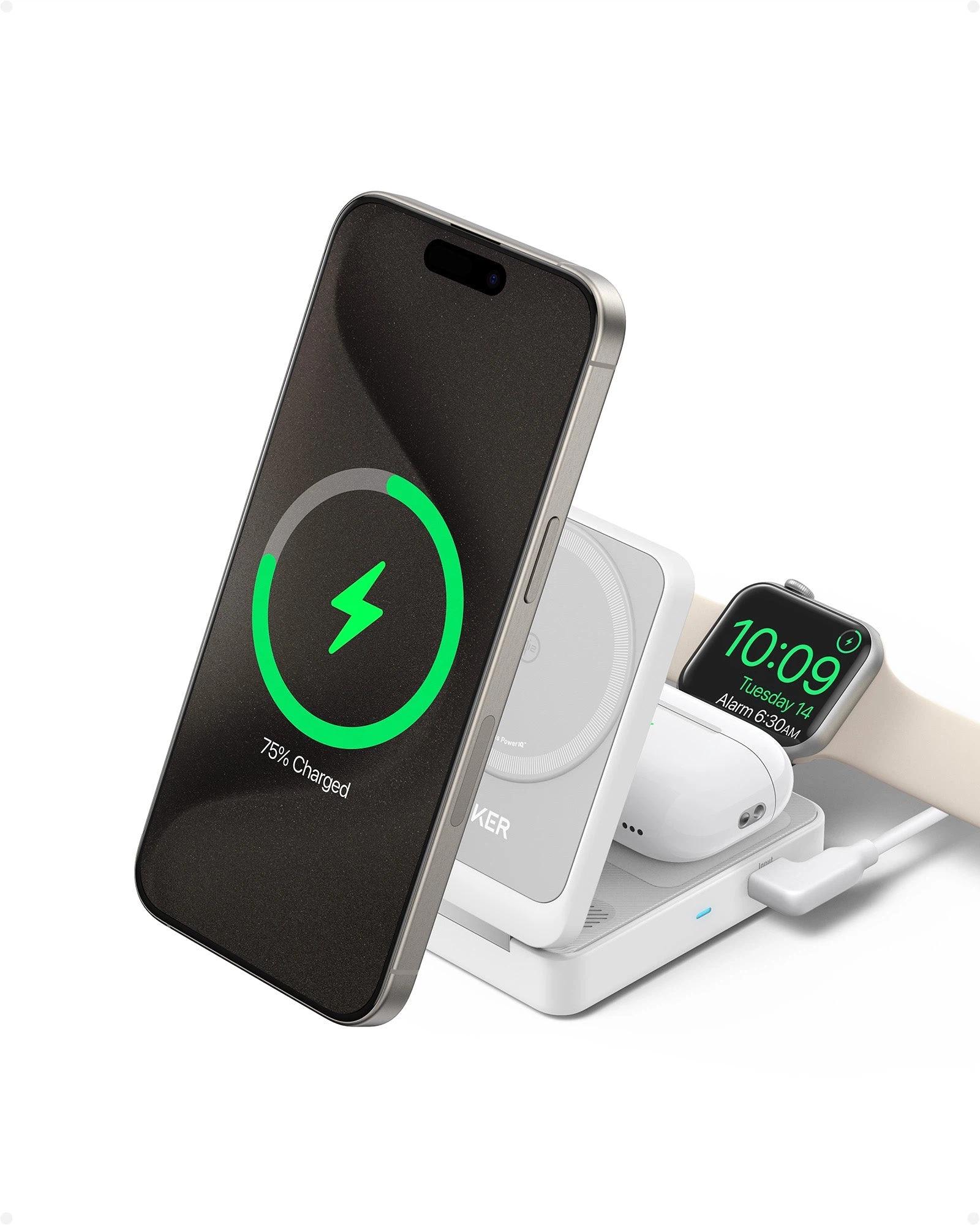 Anker MagGo wireless charging station