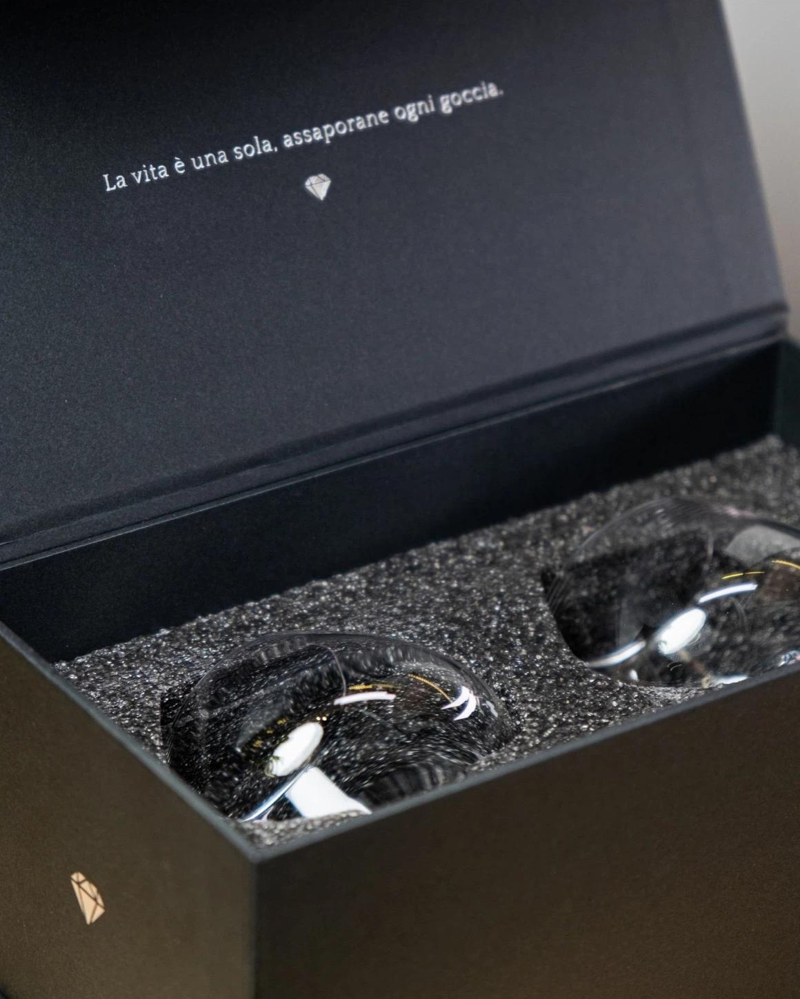 Audacem Aequilibirum Wine Glasses - pair in a box