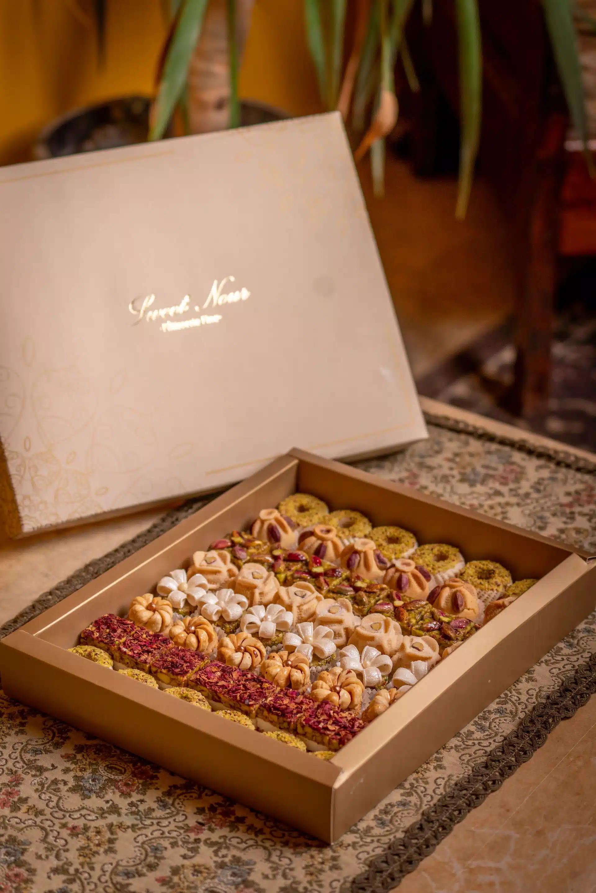 A luxury chocolate gift box