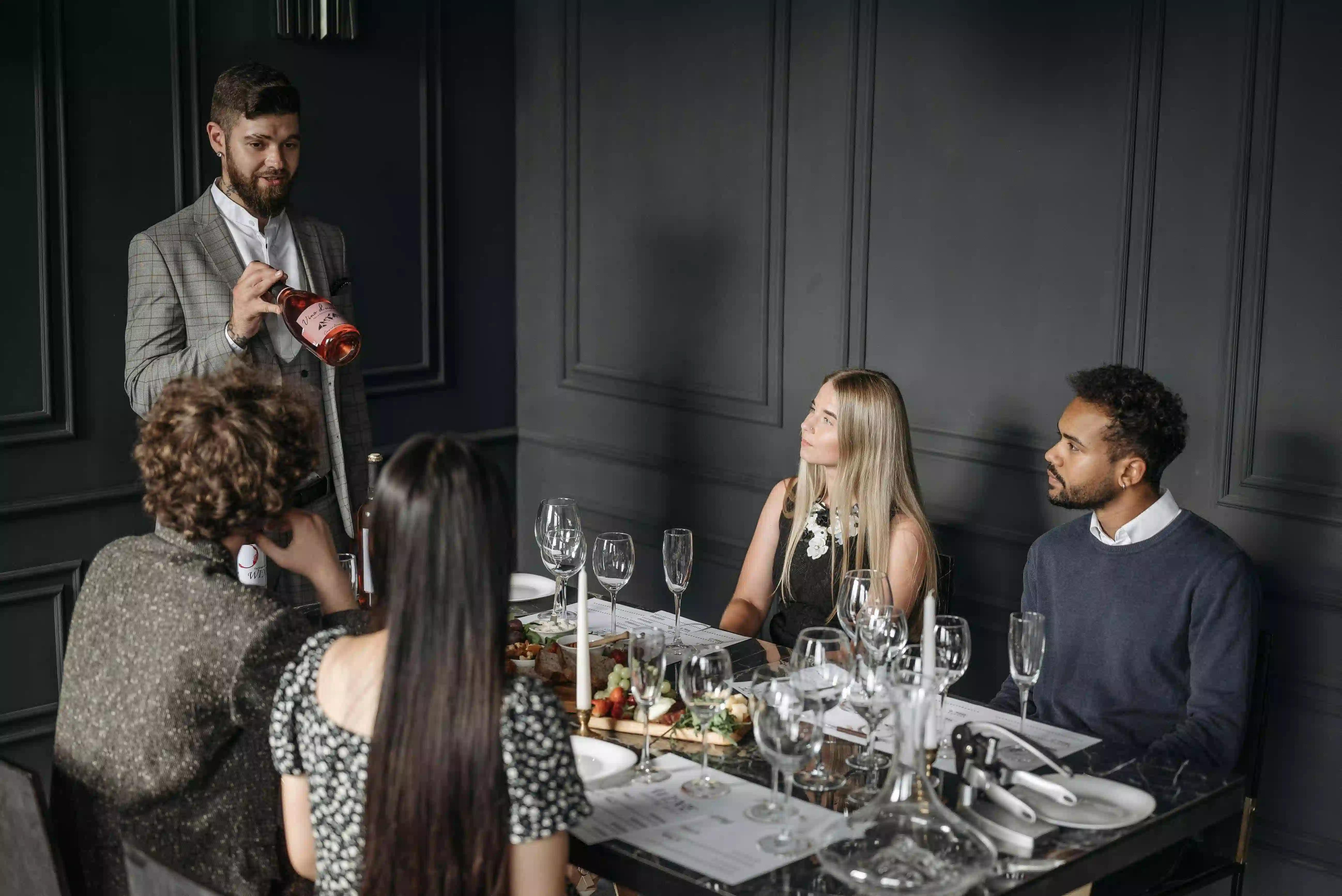 Private wine tasting event