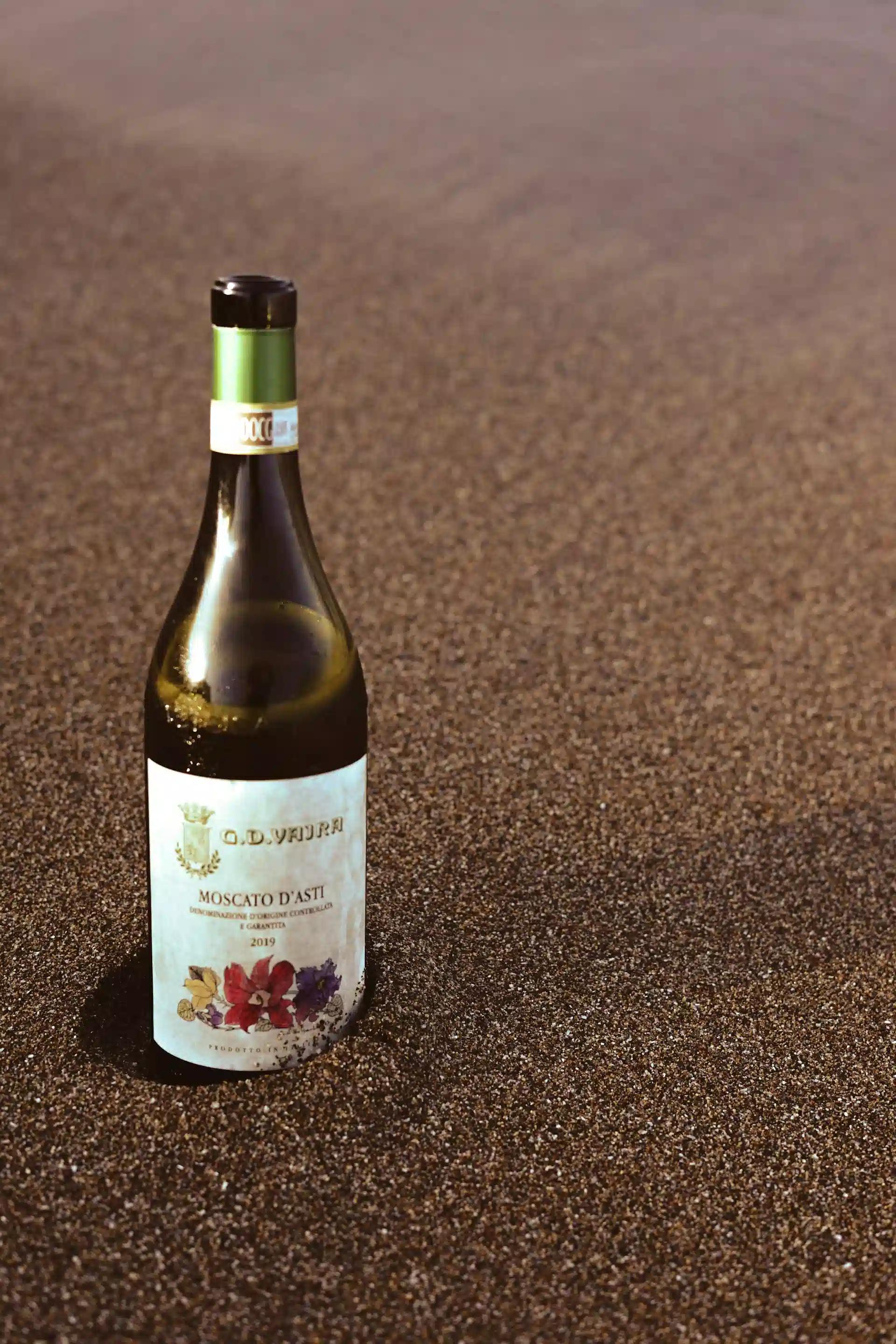 A bottle of Moscato dAsti