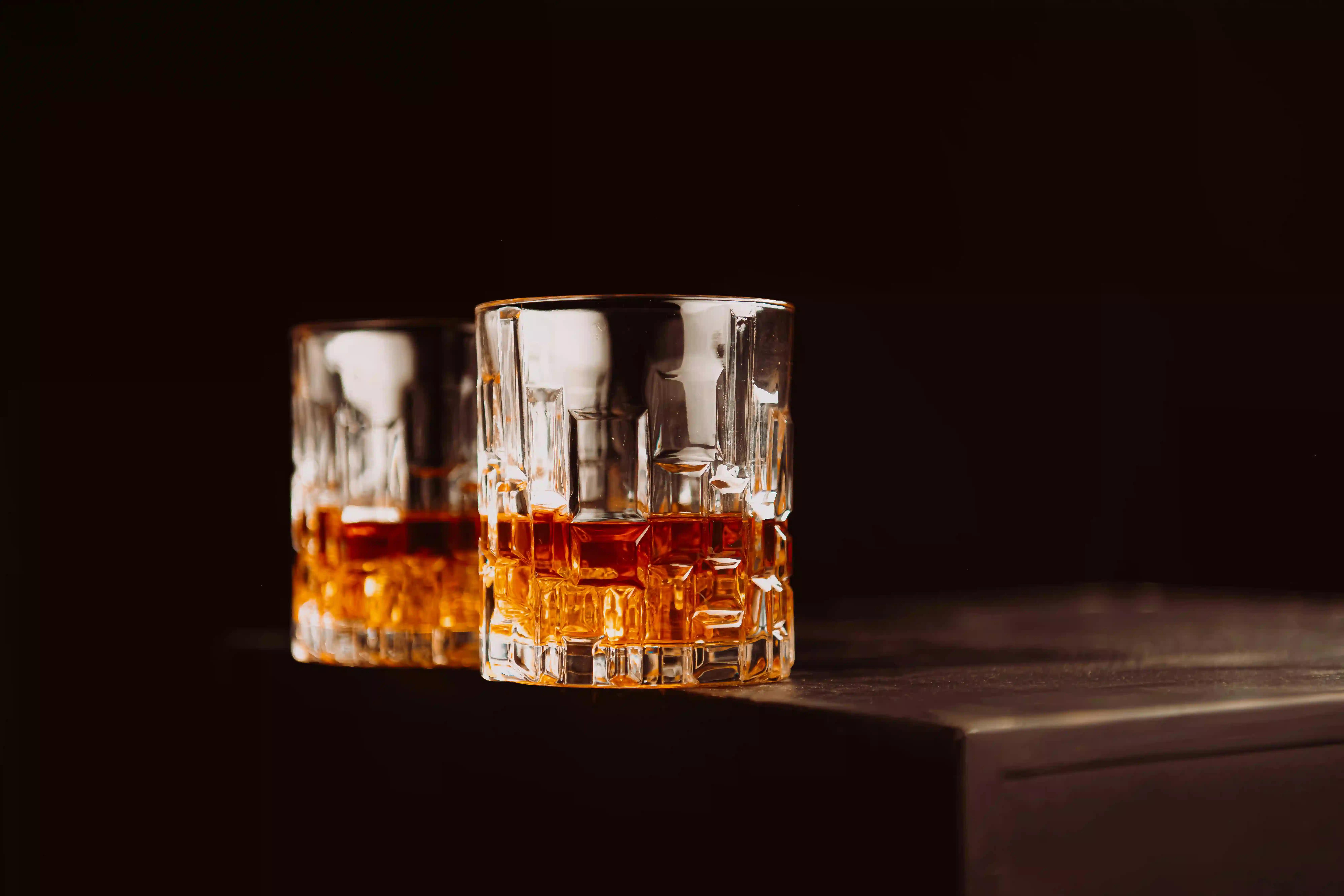 Rocks glass for whiskey